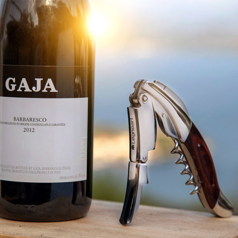 Legnoart “Ghemme” Corkscrew in Stainless Steel and Wenge - Image 5